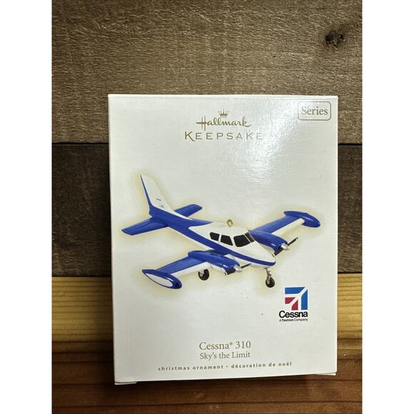 Hallmark Keepsake Ornament 2009 Sky’s the Limit Cessna 310 # 13 In Series -box - Picture 1 of 4